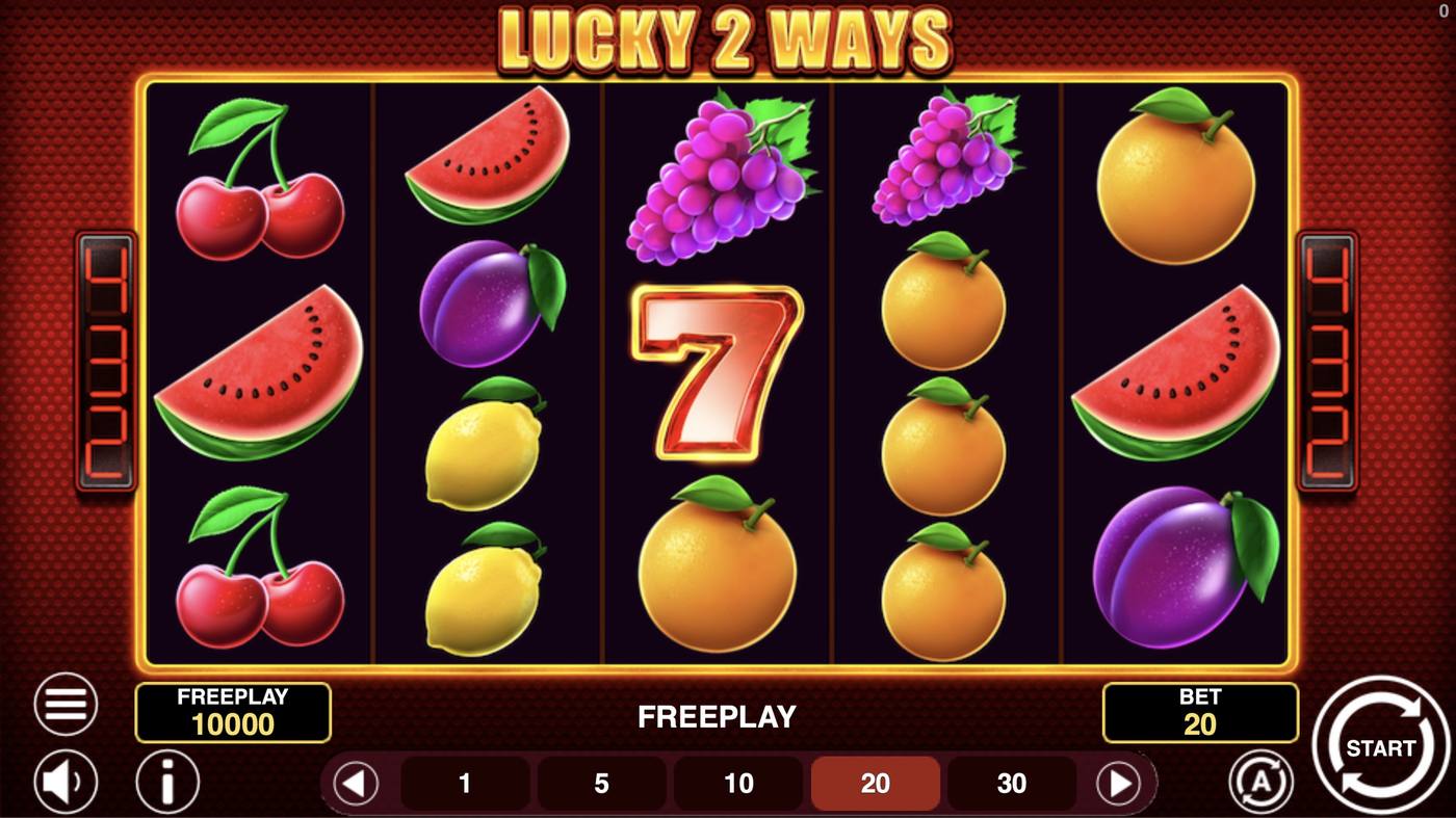 Lucky 2 Ways: image of main menu
