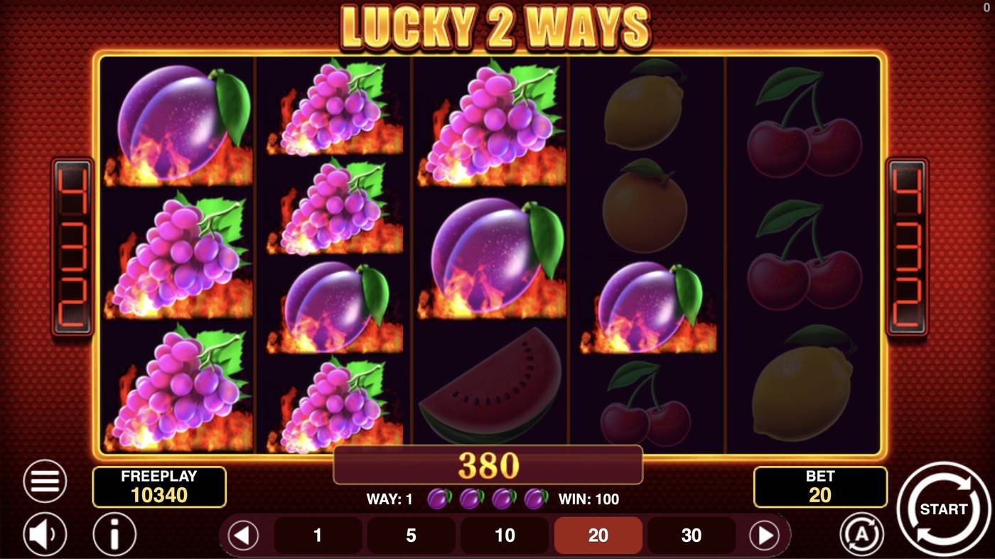 Lucky 2 Ways: image of winning