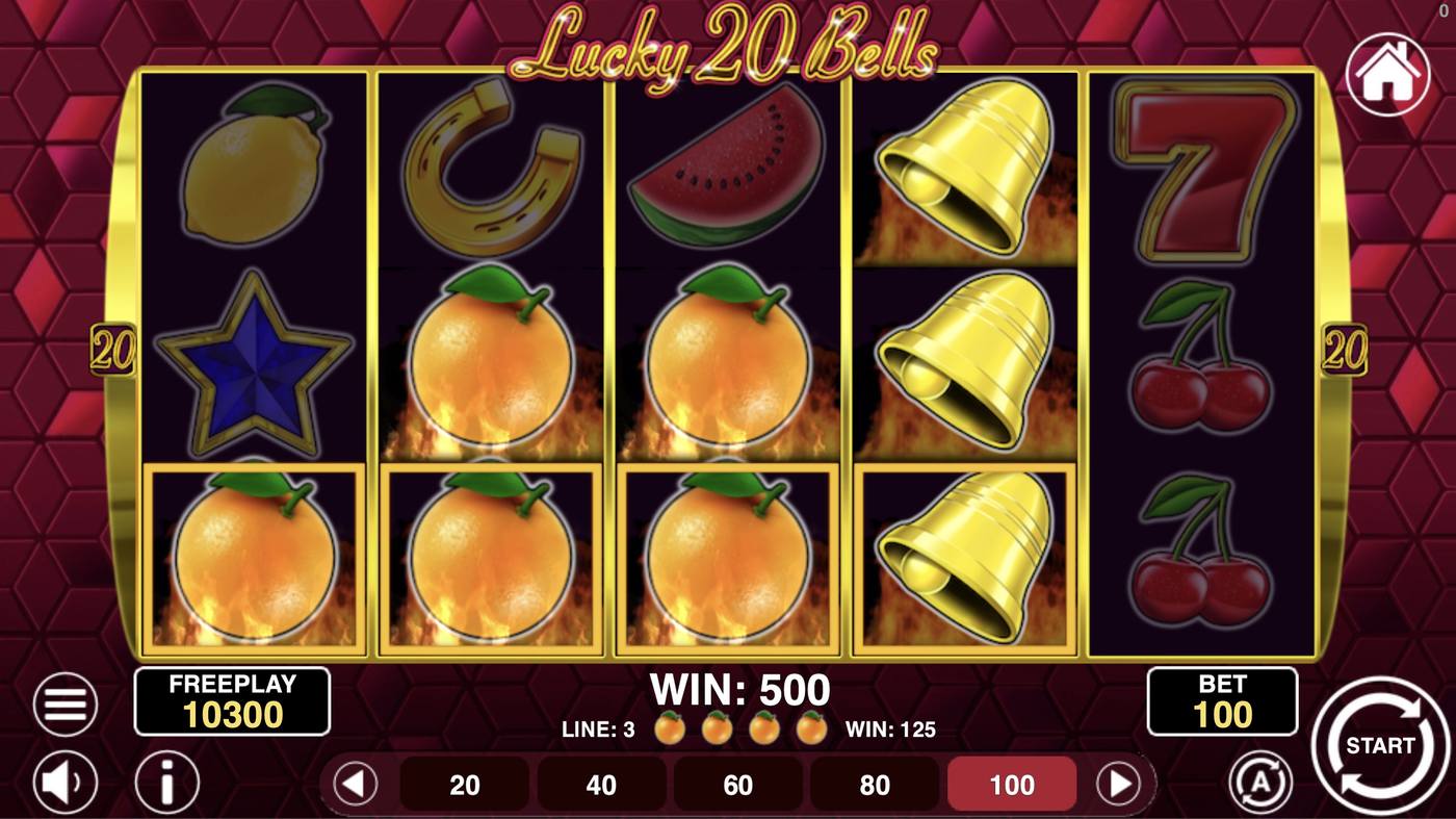 Lucky 20 Bells: image of winning