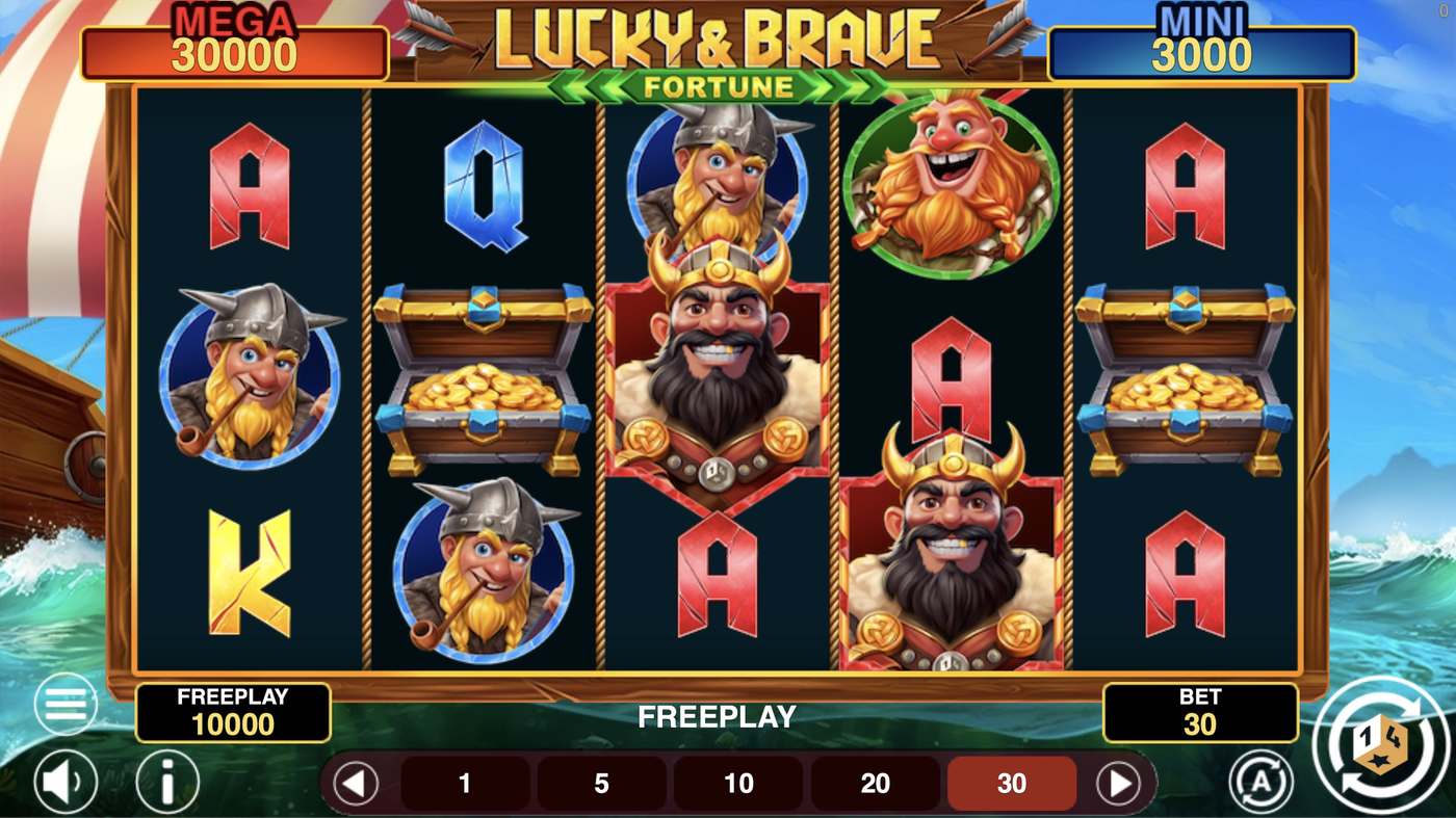 Lucky And Brave Fortune: image of main menu