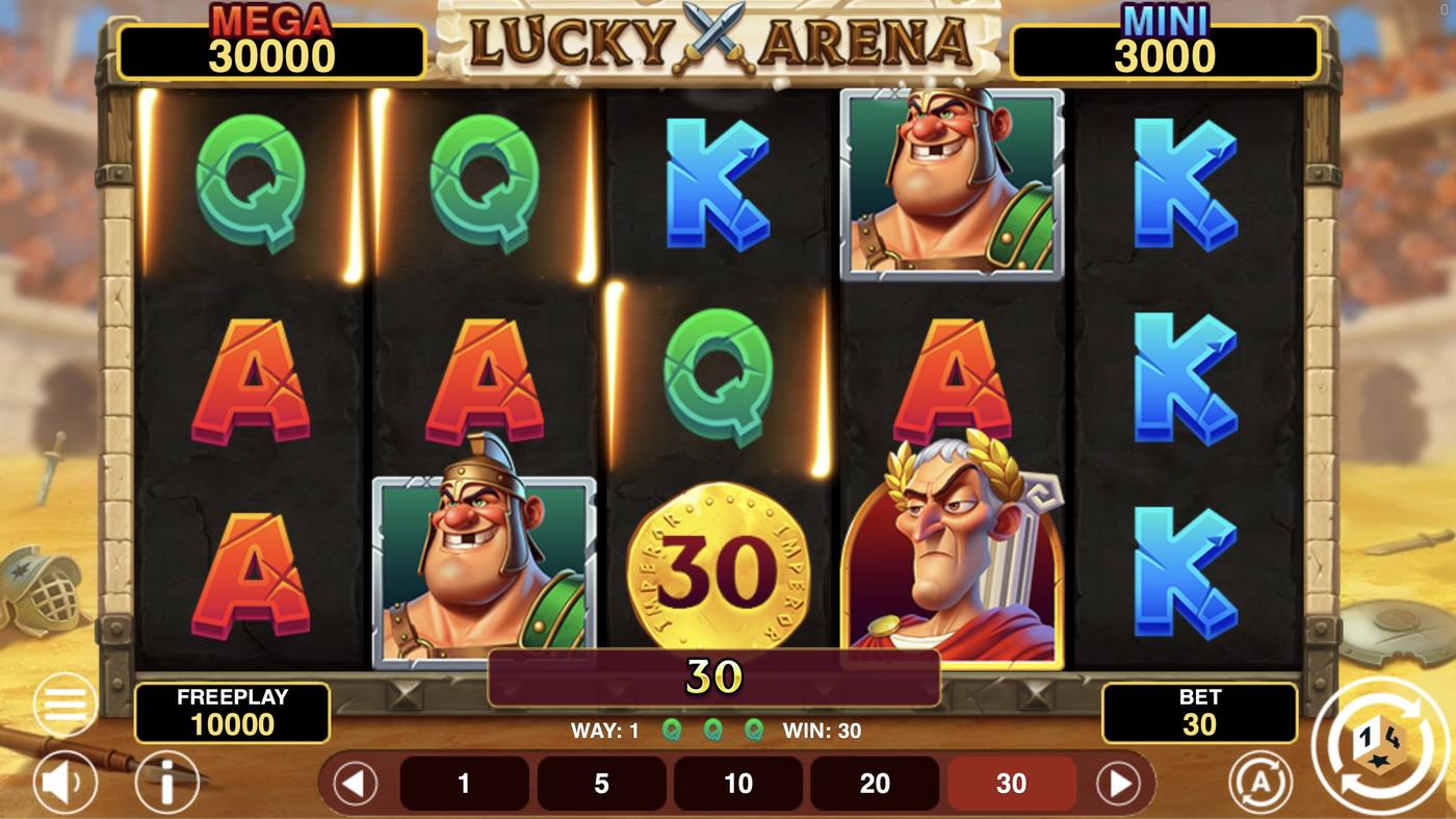 Lucky Arena Hold And Win: image of winning