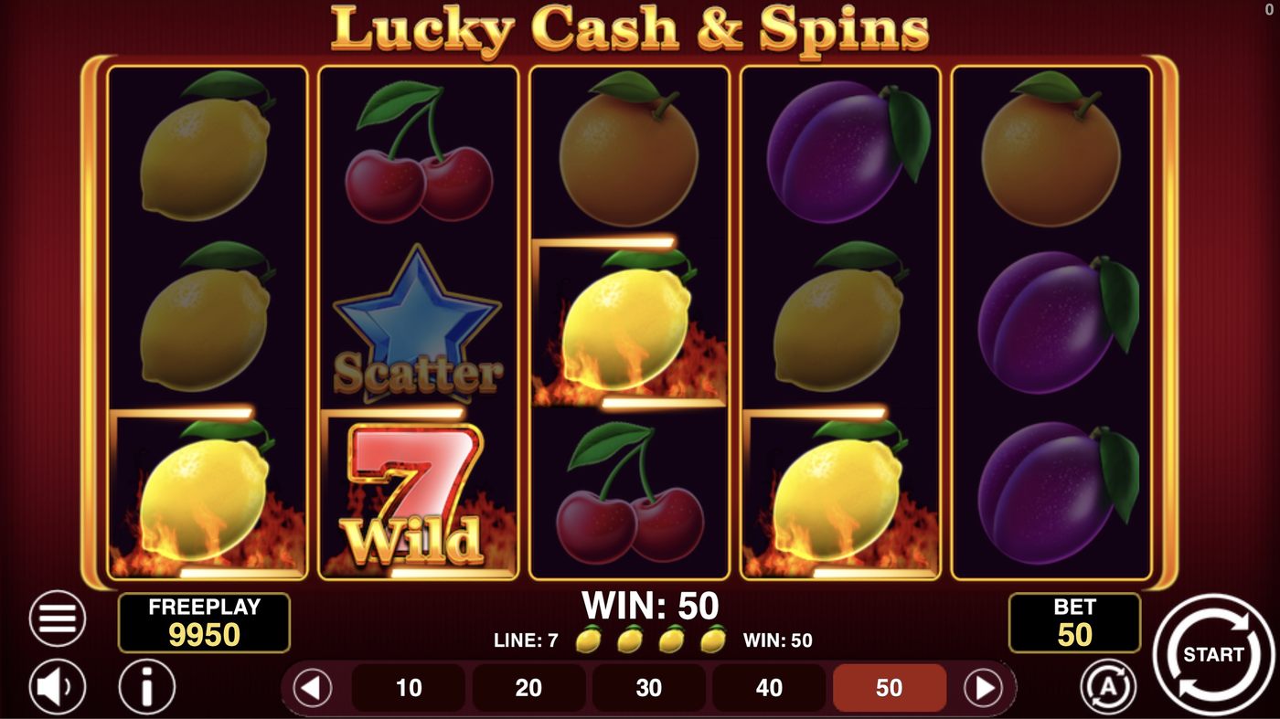 Lucky Cash And Spins: image of winning
