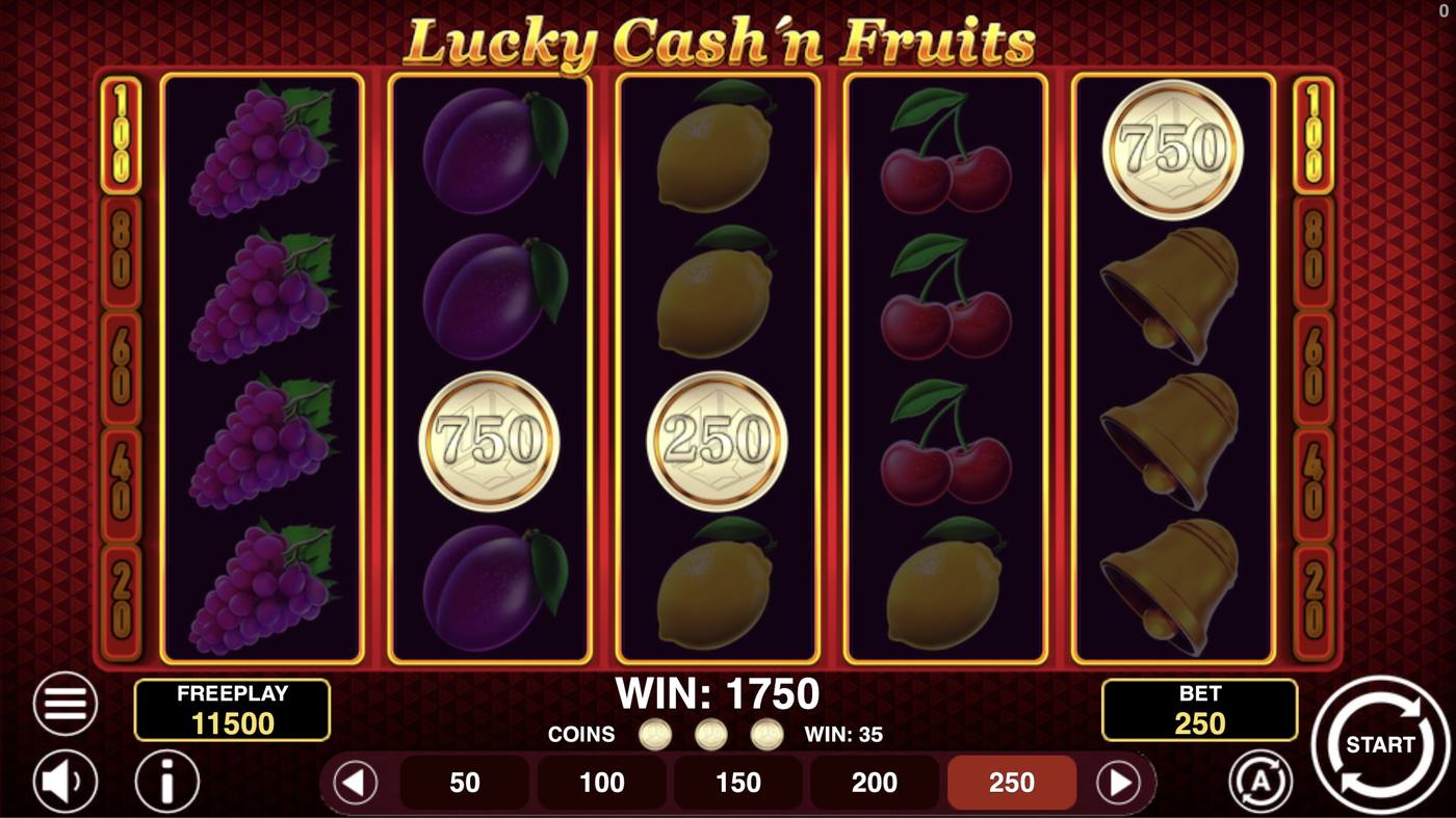 Lucky Cash'n Fruits: image of winning