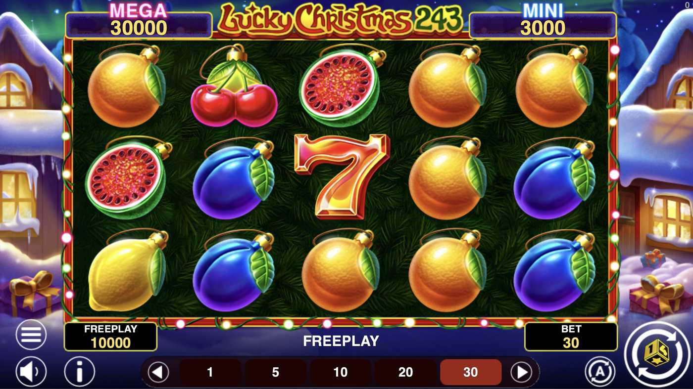 Lucky Christmas 243: image of main menu