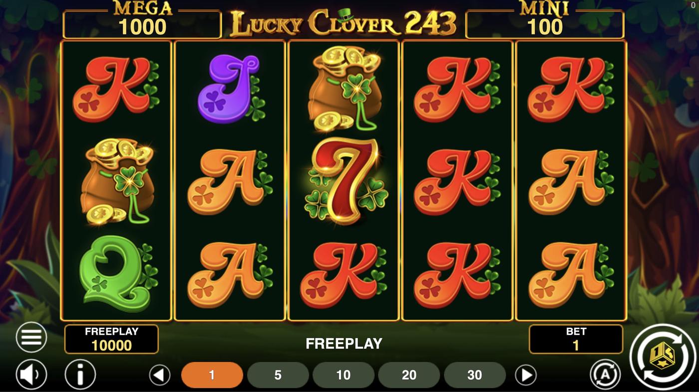 Lucky Clover 243: image of main menu