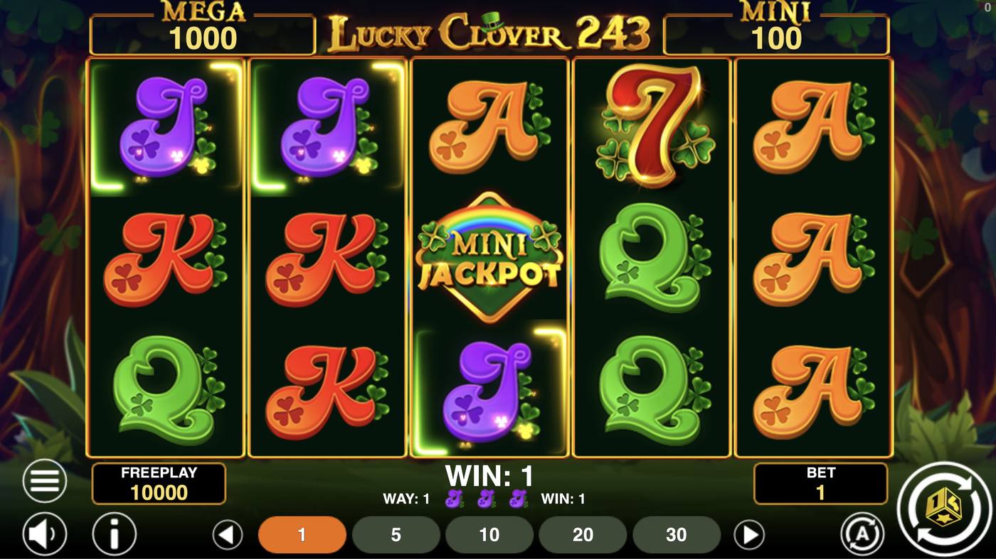Lucky Clover 243: image of winning