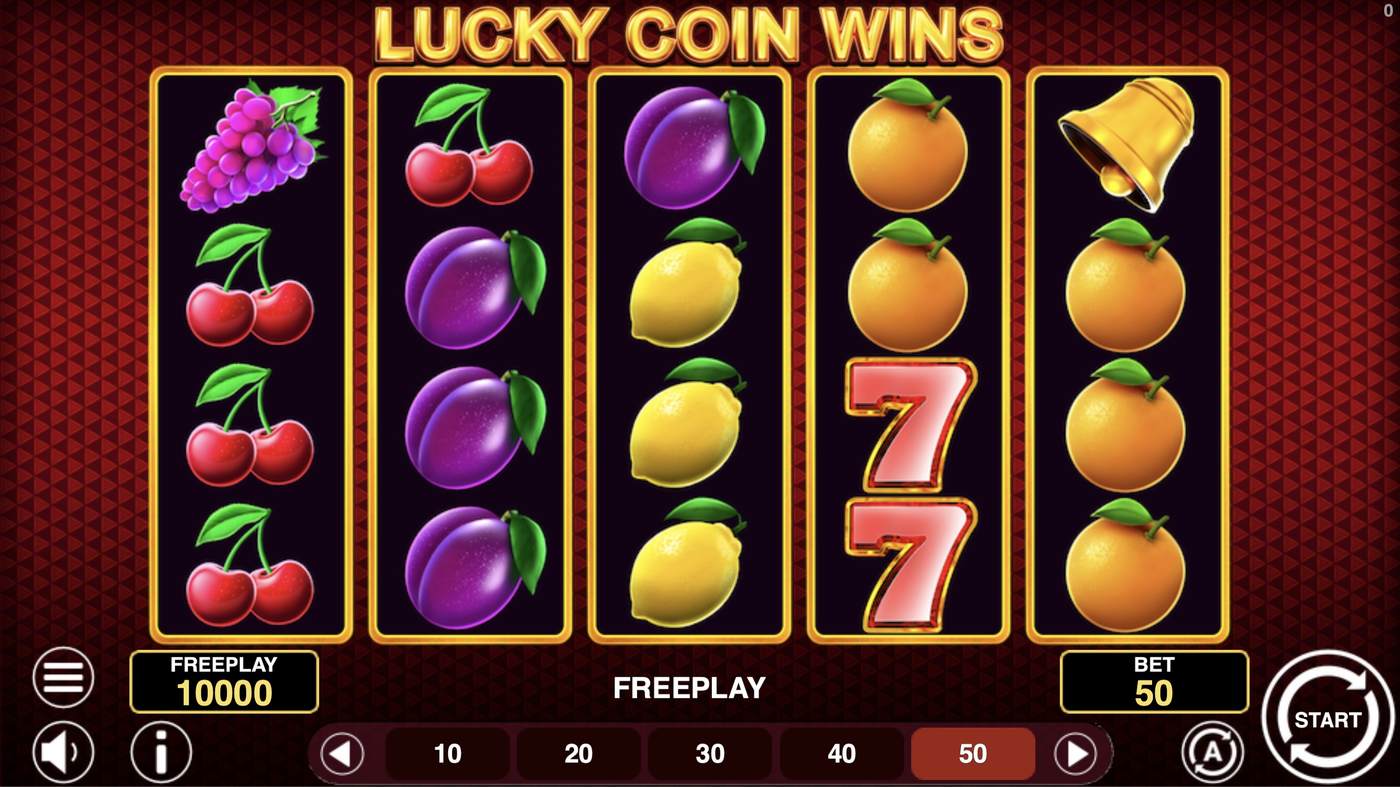 Lucky Coin Wins: image of main menu