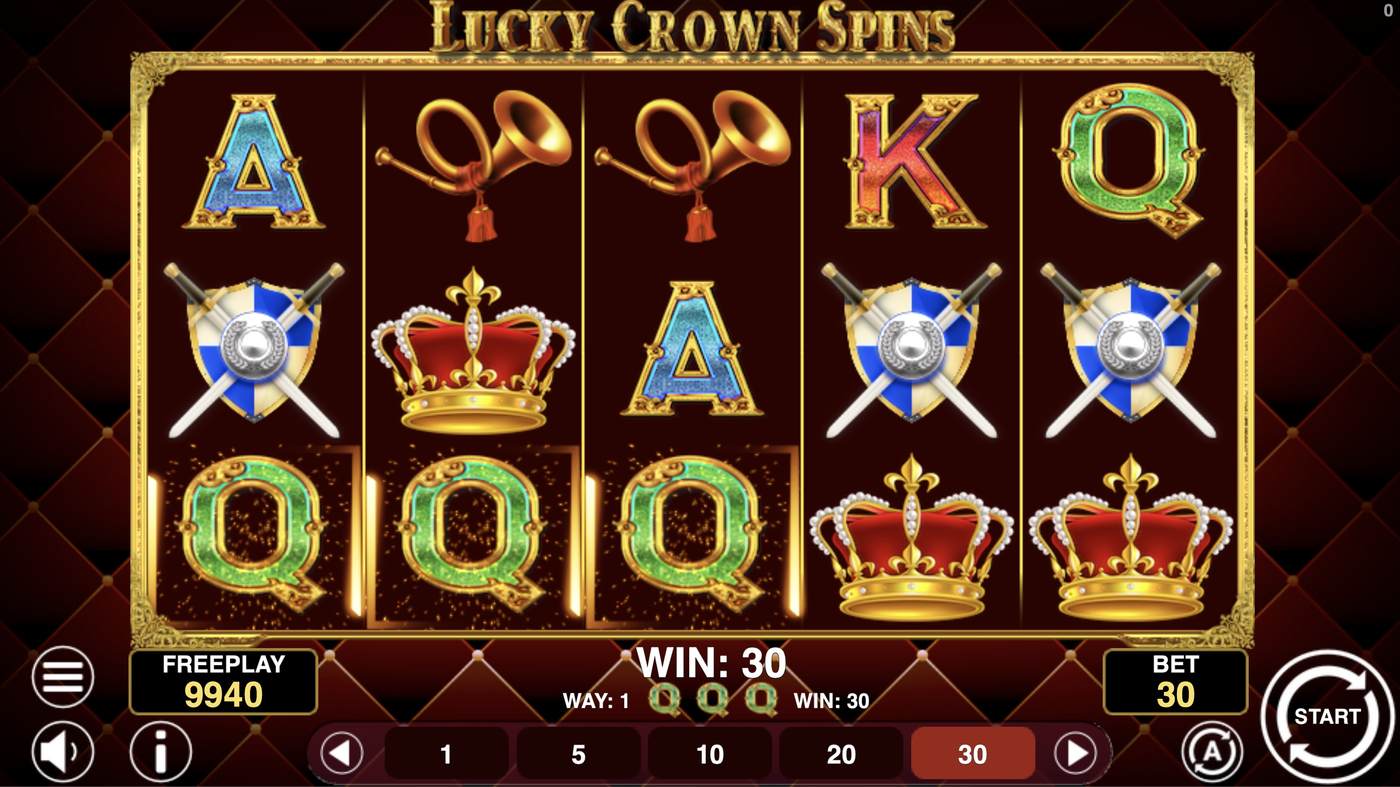 Lucky Crown Spins: image of winning