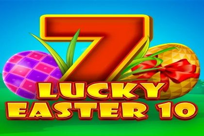 Lucky Easter 10 Online Slot Logo