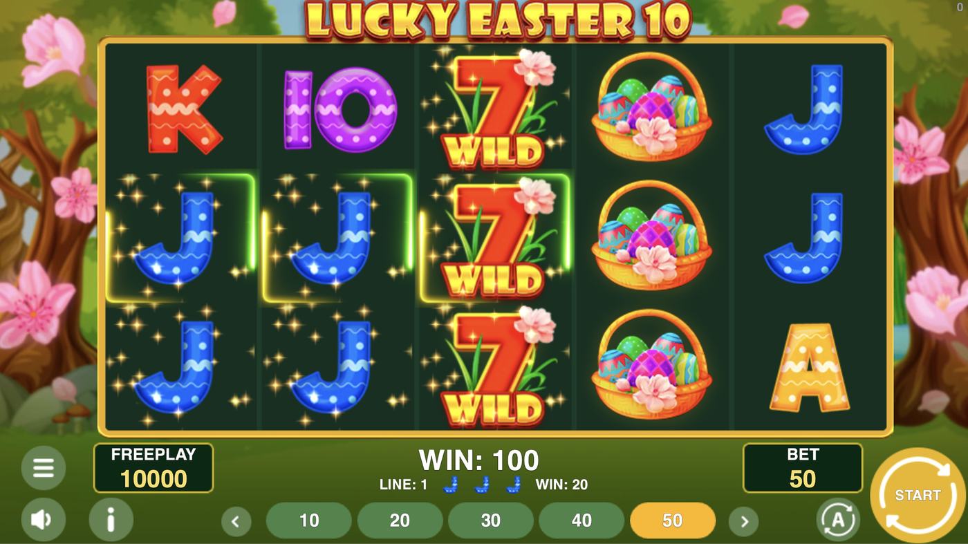 Lucky Easter 10: image of winning
