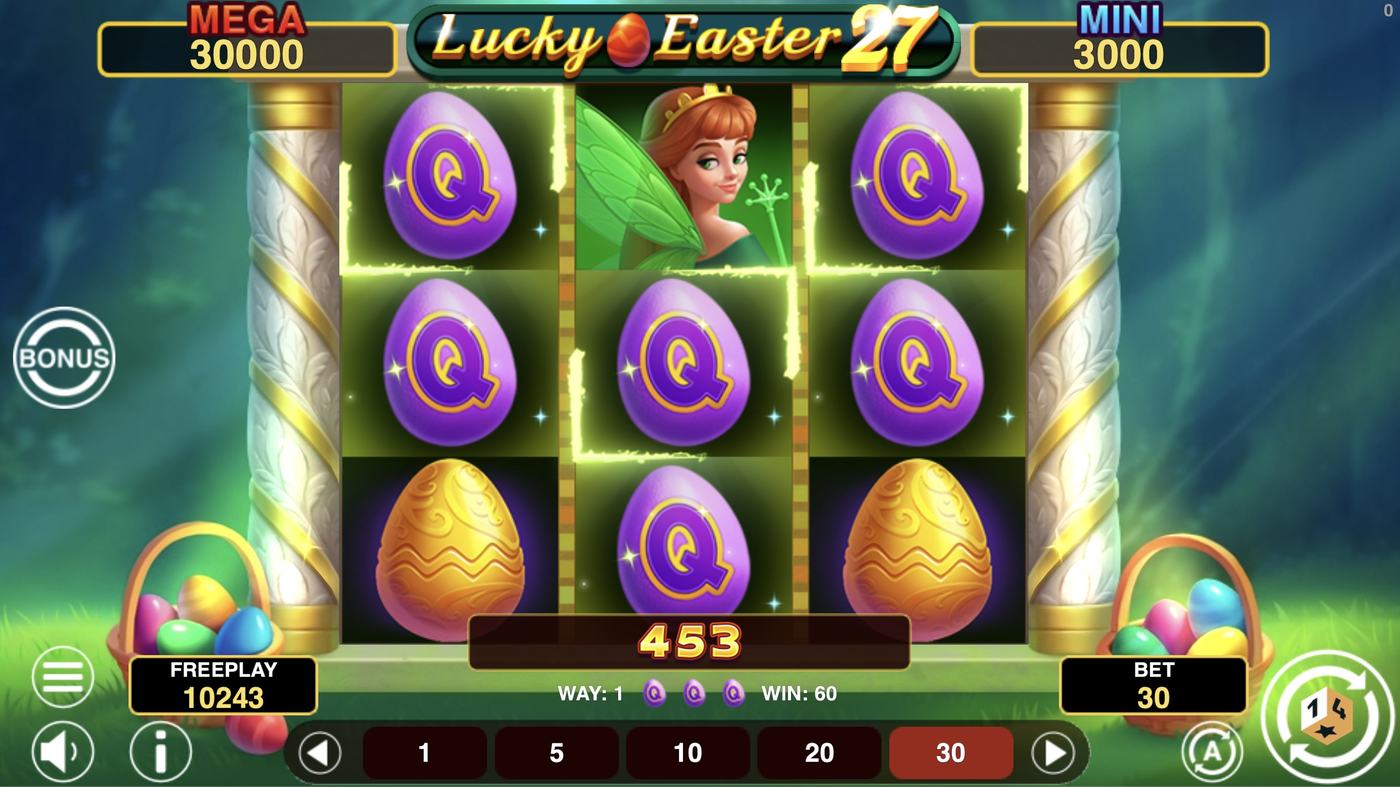 Lucky Easter 27 Hold And Win: image of winning