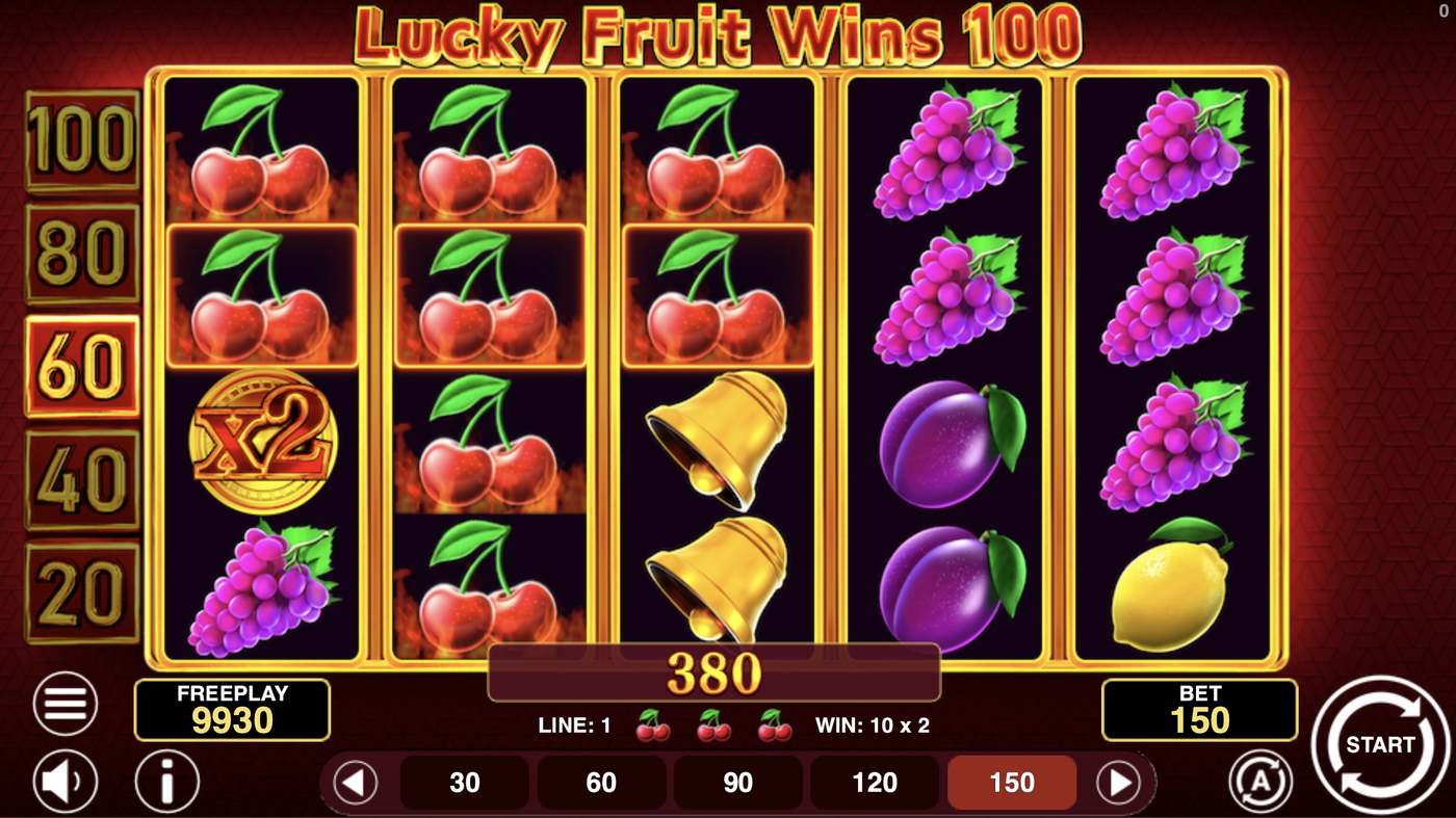 Lucky Fruit Wins 100: image of winning