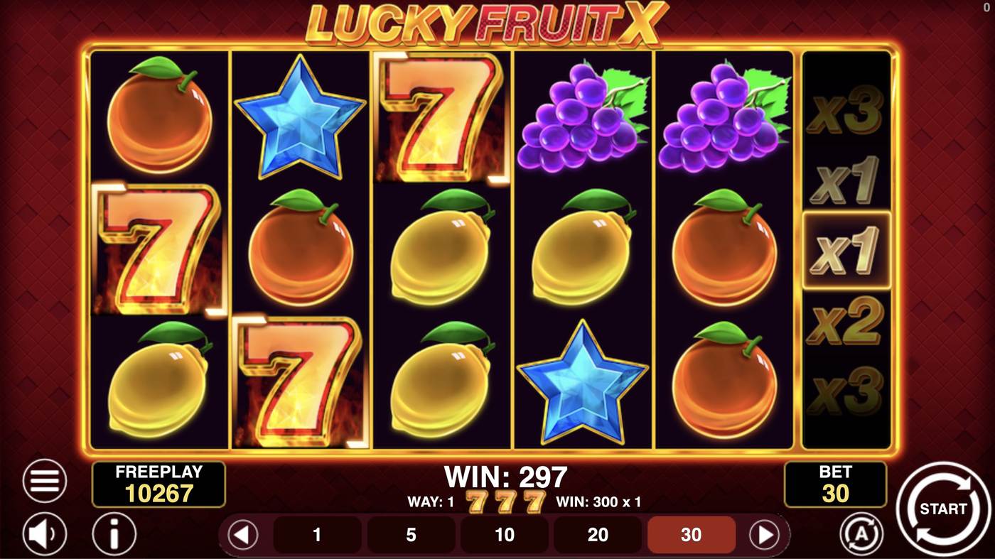 Lucky Fruit X: image of winning