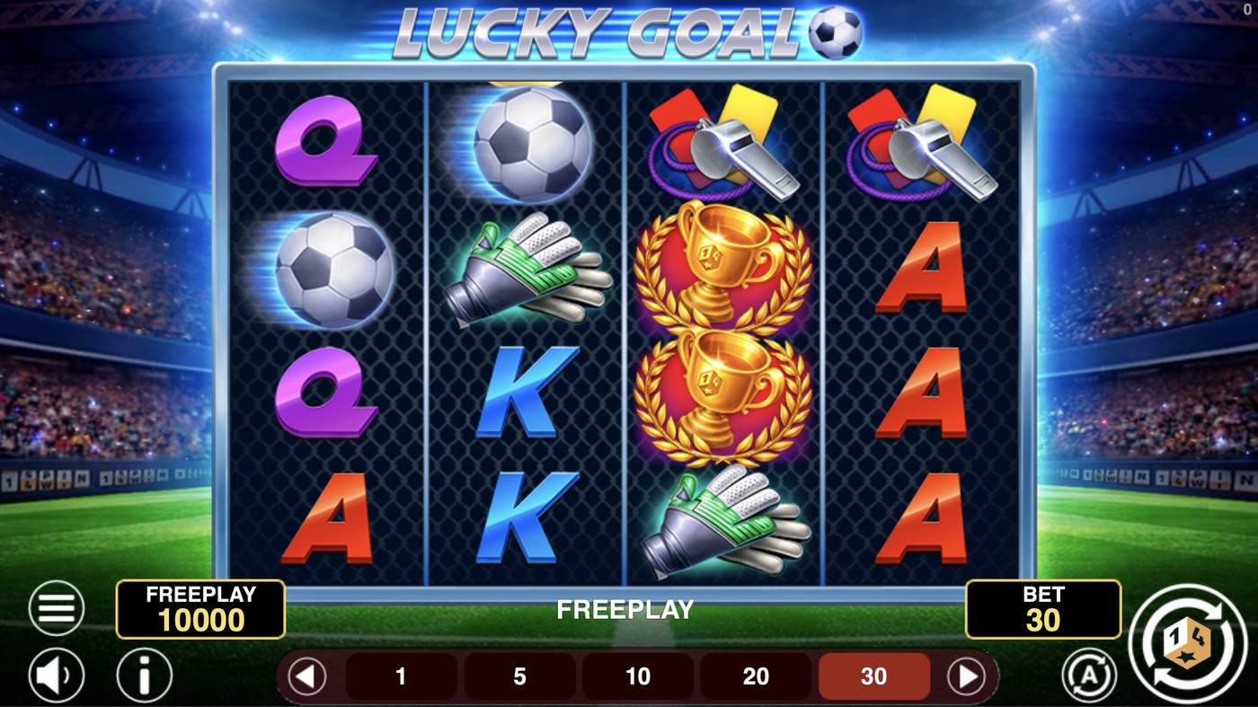 Lucky Goal: image of main menu