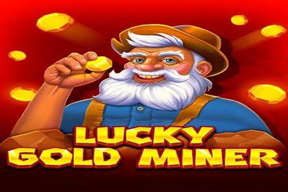 Lucky Gold Miner Online Slot Logo