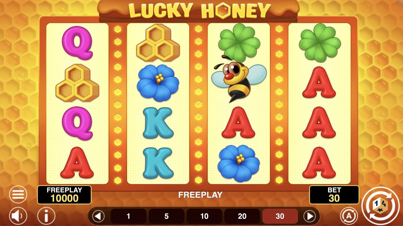 Lucky Honey: image of main menu