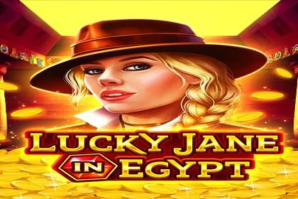 Lucky Jane in Egypt Online Slot Logo