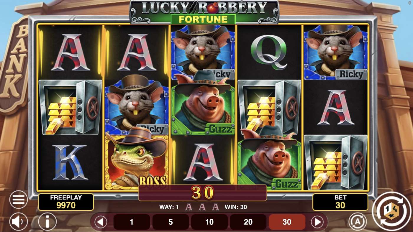 Lucky Robbery Fortune: image of winning
