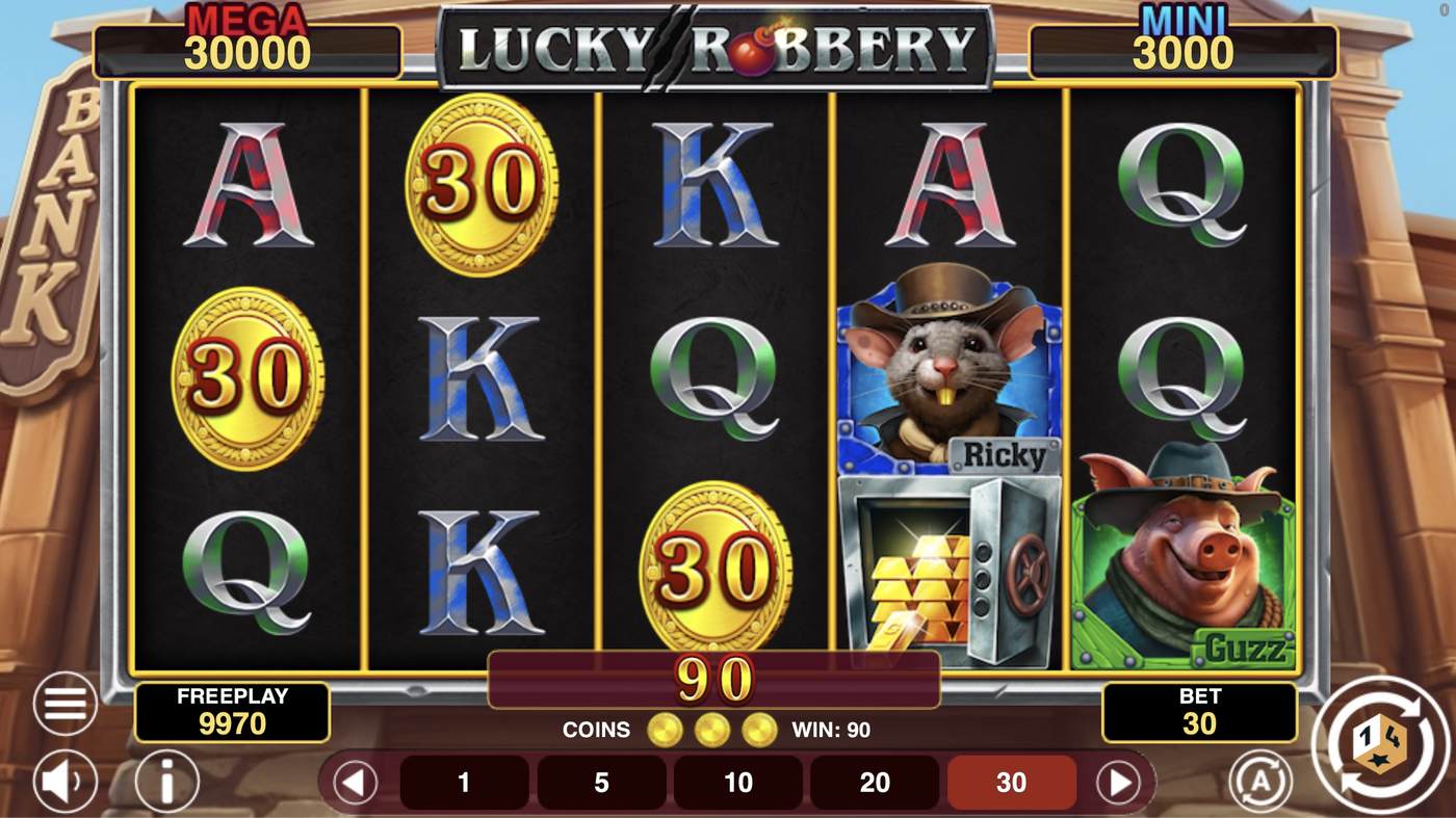 Lucky Robbery Win Spins: image of winning