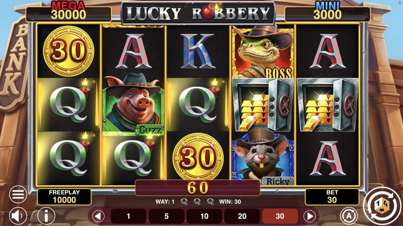 Lucky Robbery: image of winning