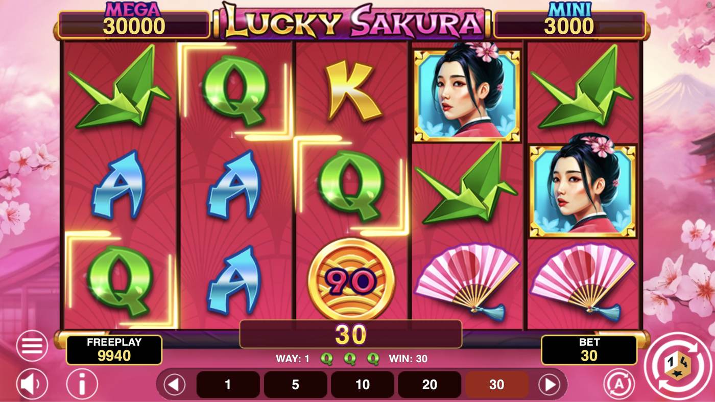 Lucky Sakura Hold And Win: image of winning