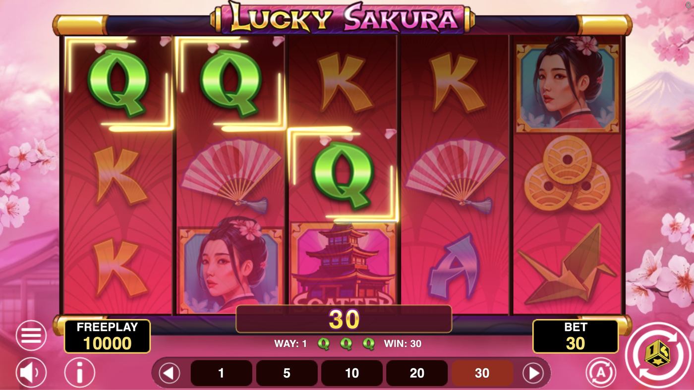 Lucky Sakura: image of winning