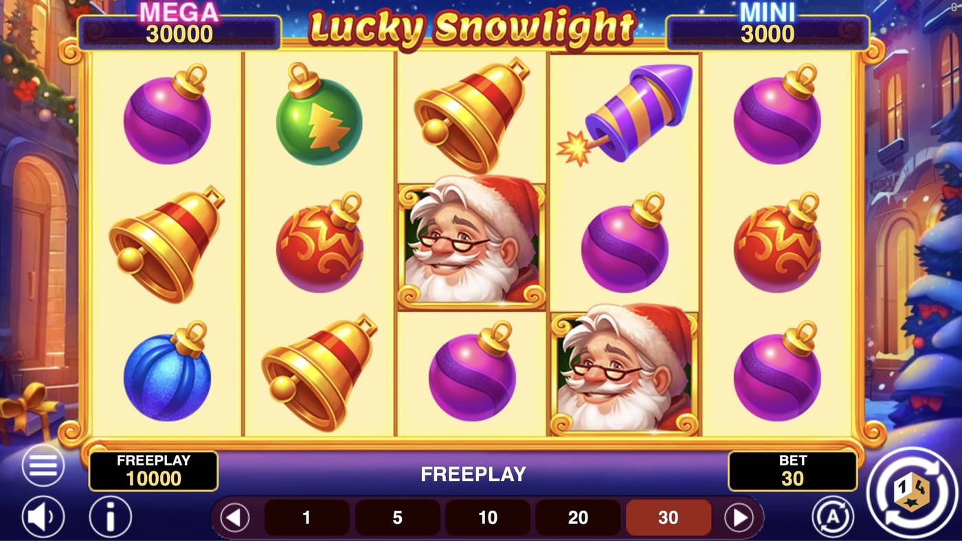 Lucky Snowlight: image of main menu