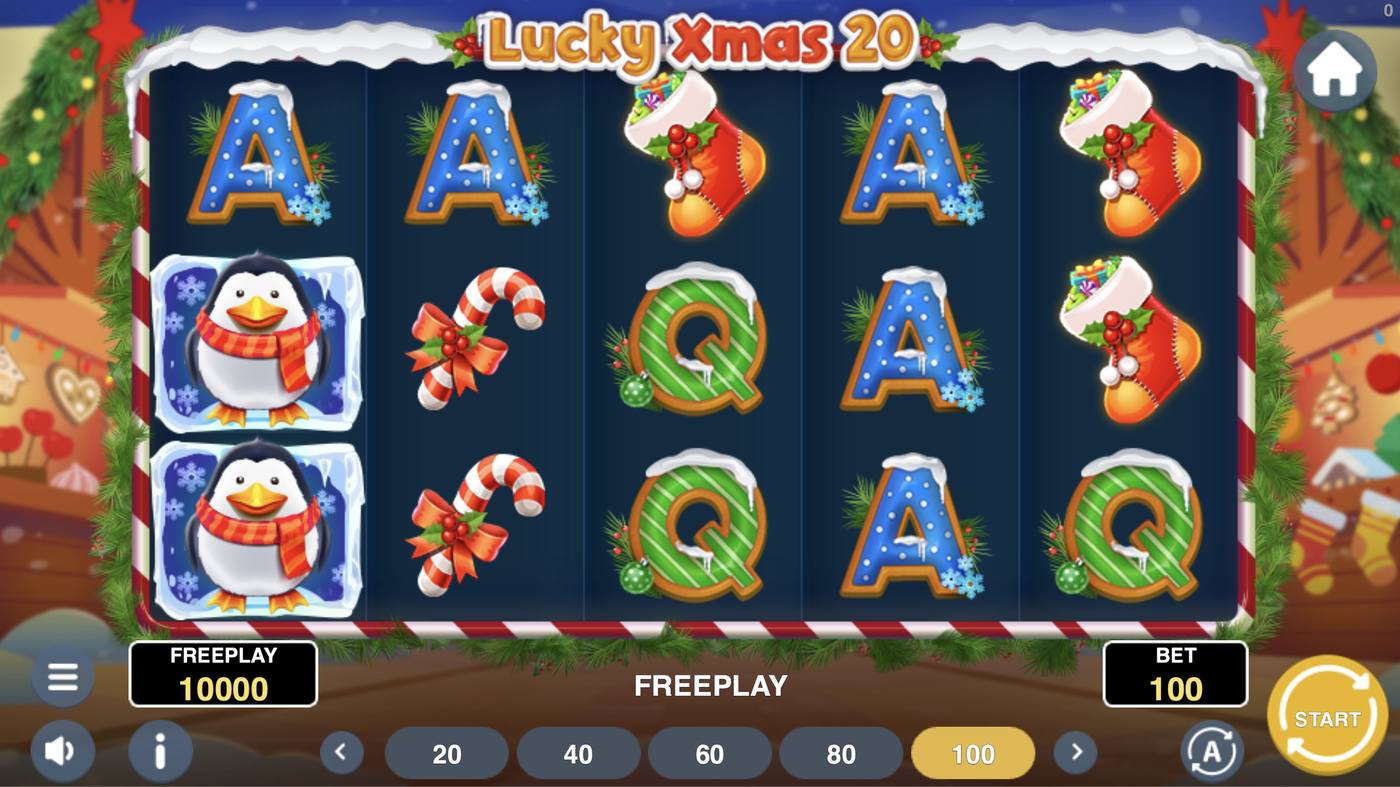 Lucky Xmas 20: image of main menu