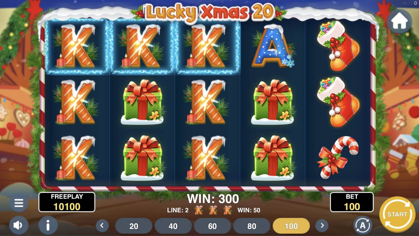 Lucky Xmas 20: image of winning