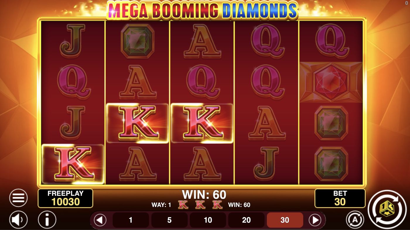Mega Booming Diamonds: image of winning