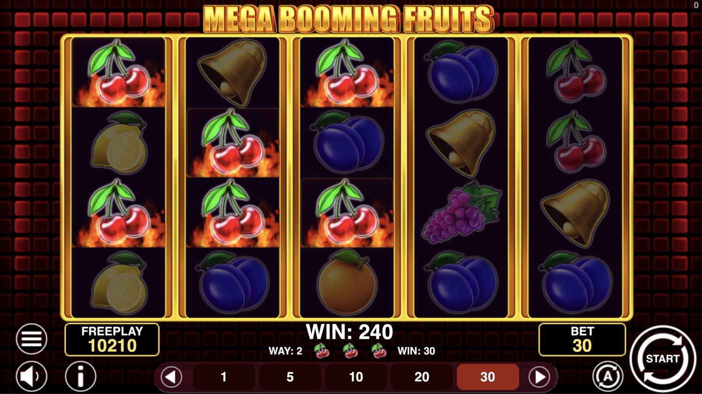 Mega Booming Fruits: image of winning