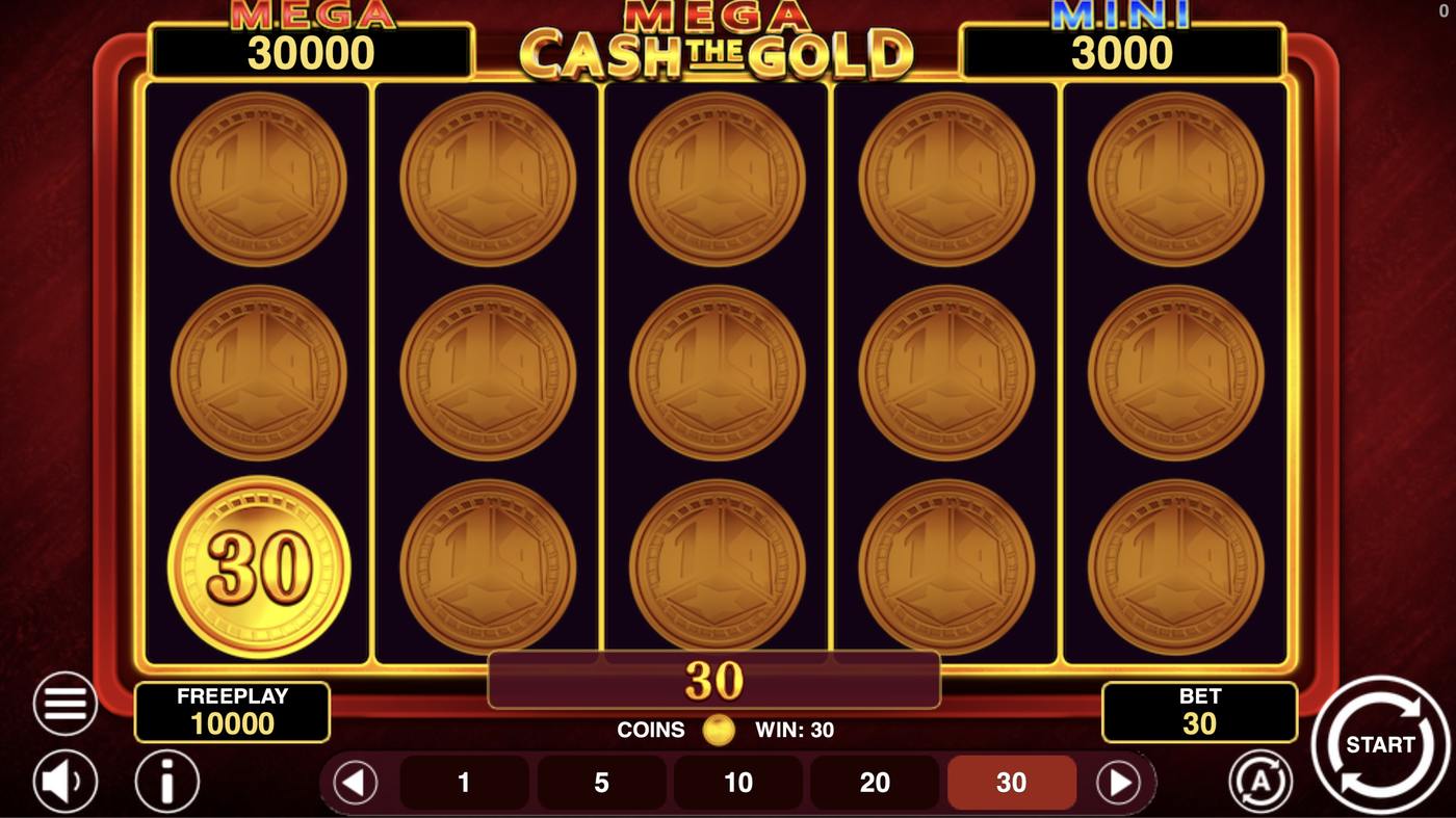 Mega Cash The Gold: image of winning