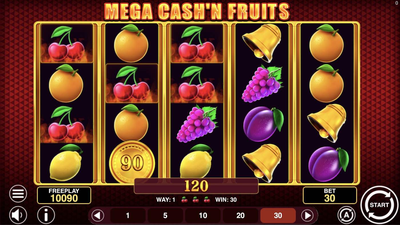 Mega Cash'n Fruits: image of winning