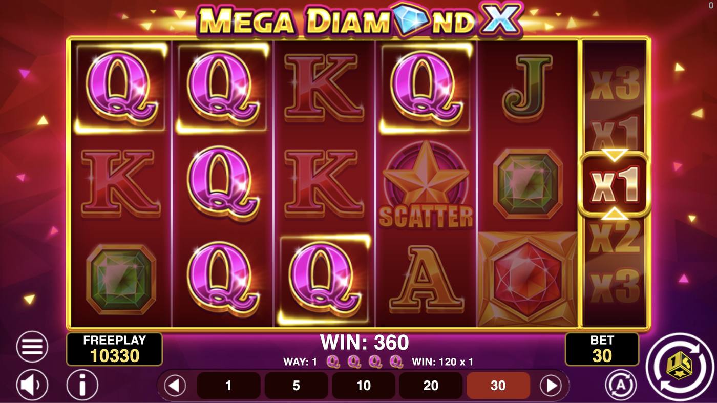 Mega Diamond X: image of winning
