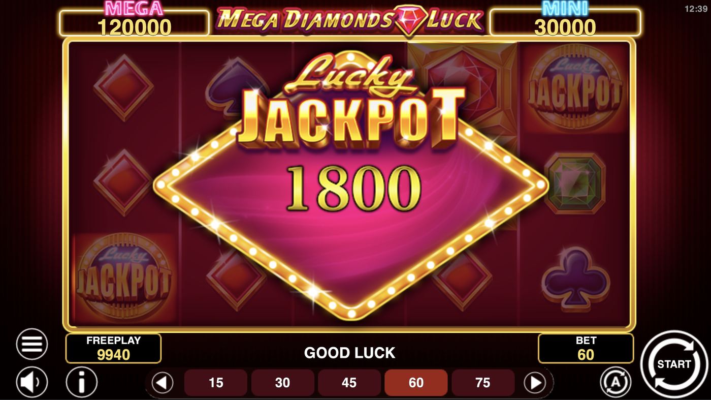 Mega Diamonds Luck: image of winning