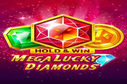 Mega Lucky Diamonds Hold And Win Online Slot Logo