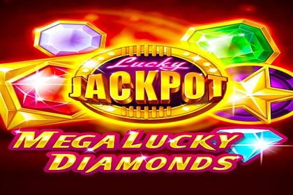 Mega Lucky Diamonds Online Slot Logo
