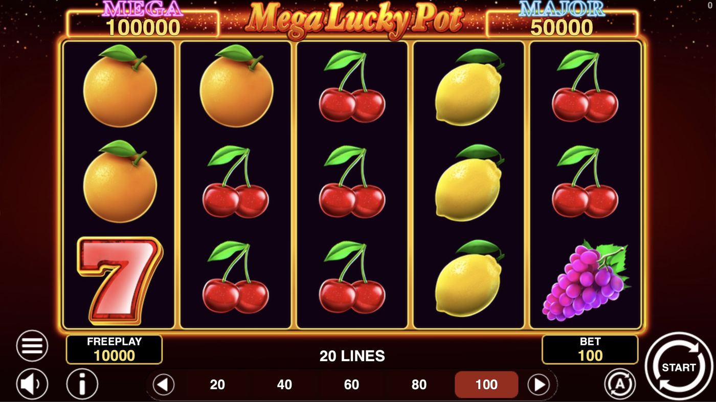 Mega Lucky Pot: image of main menu
