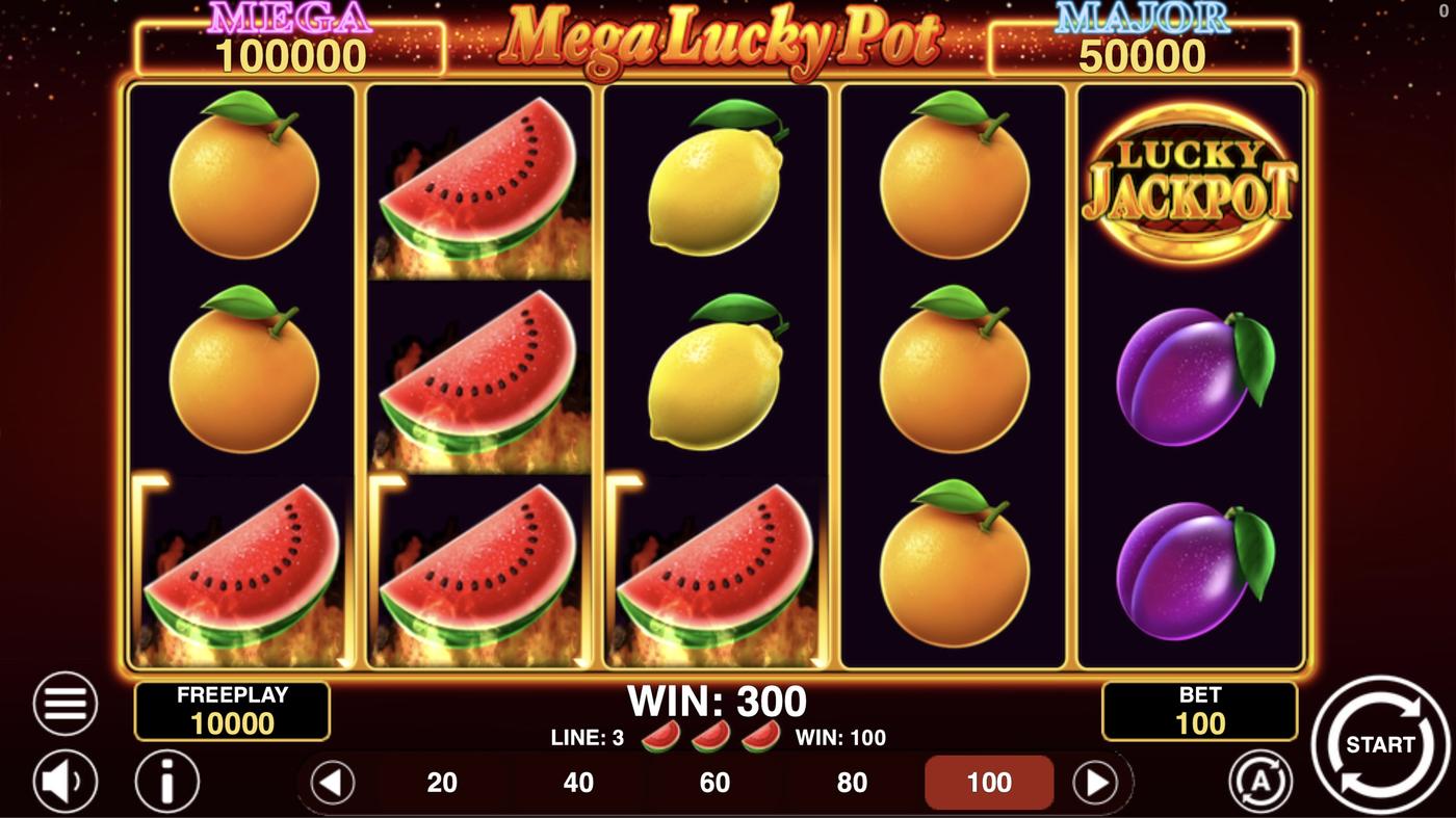Mega Lucky Pot: image of winning