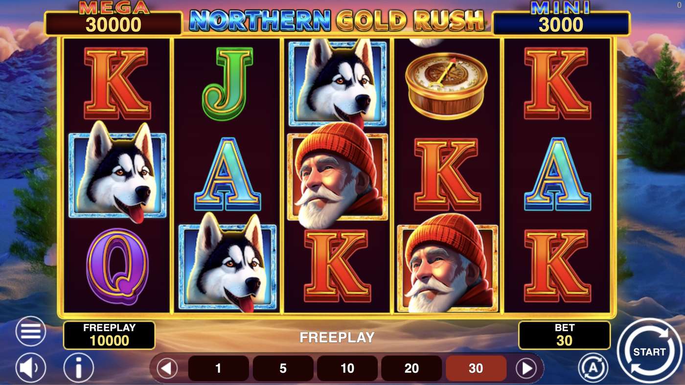 Northern Gold Rush: image of main menu