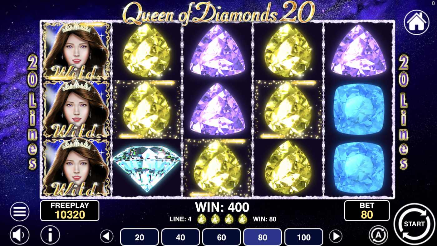 Queen of Diamonds 20: image of winning