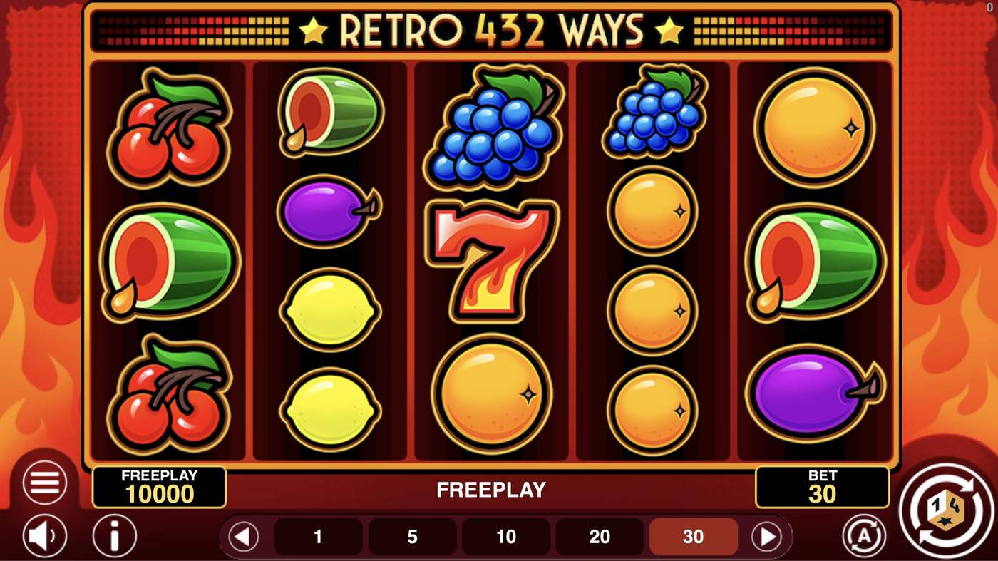 Retro 432 Ways: image of main menu