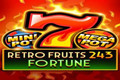 Retro Fruits 243 Fortune Online Slot Logo