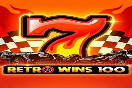 Retro Wins 100 Online Slot Logo