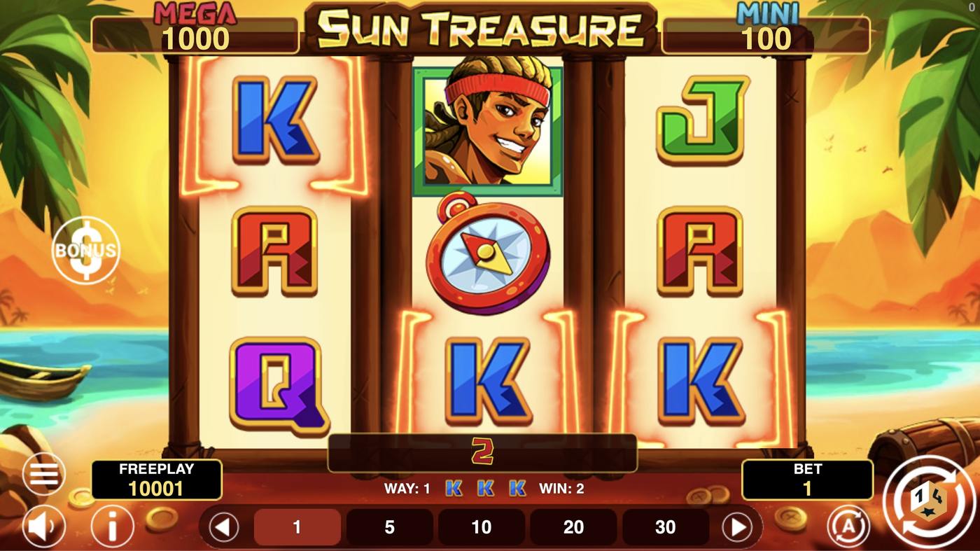 Sun Treasure: image of winning