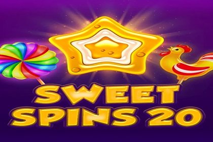 Sweet Spins 20 Online Slot Logo