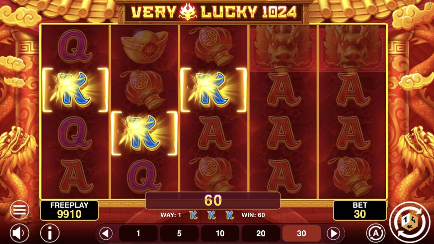 Very Lucky 1024: image of winning