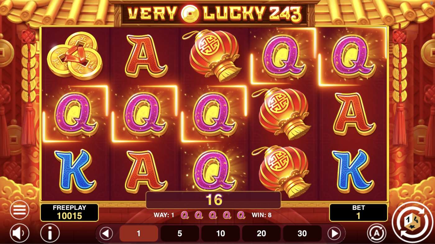 Very Lucky 243: image of winning