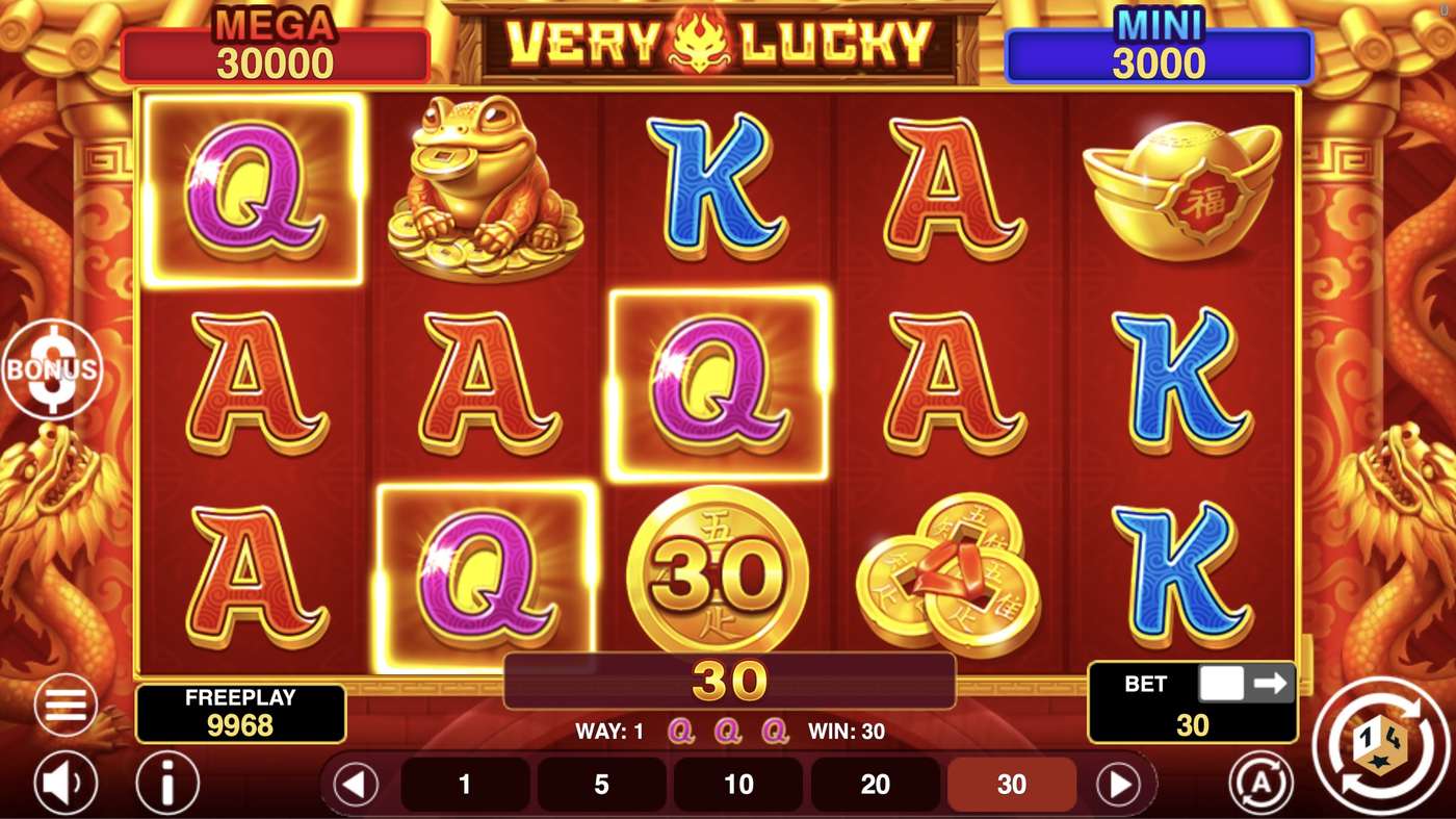 Very Lucky: image of winning