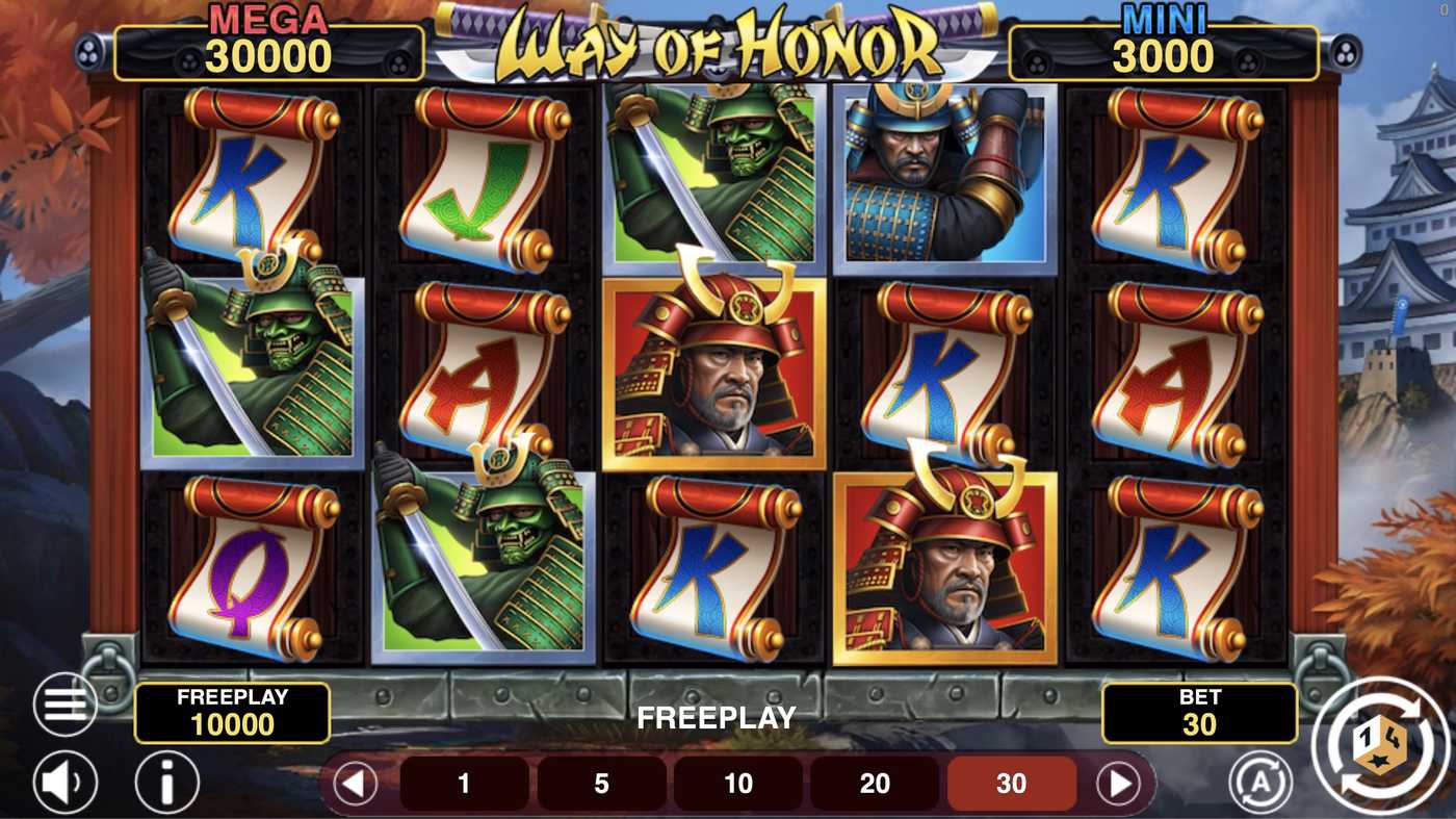 Way Of Honor Hold And Win: image of main menu